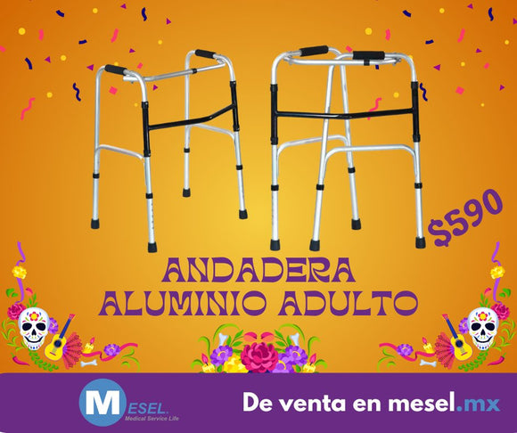 Andadera Aluminio Adulto - MESEL Medical Serivce Life