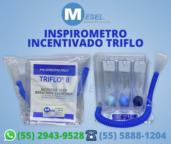 INSPIROMETRO INCENTIVADO TRIFLO - MESEL Medical Serivce Life