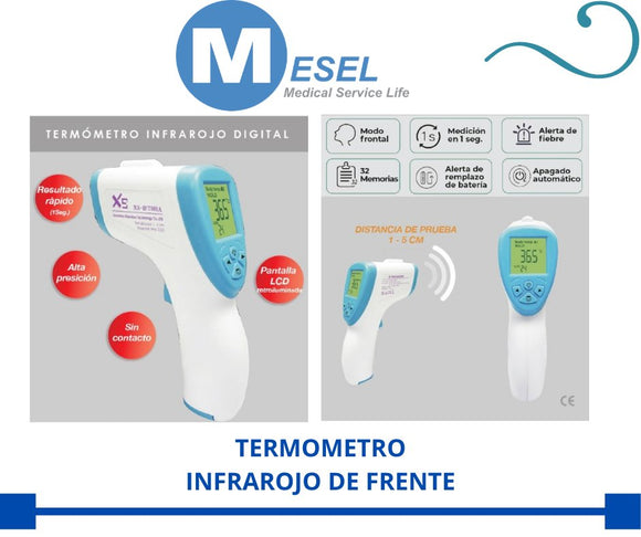 Termometro Digital Infrarojo Sin Contacto De Frente - MESEL Medical Serivce Life